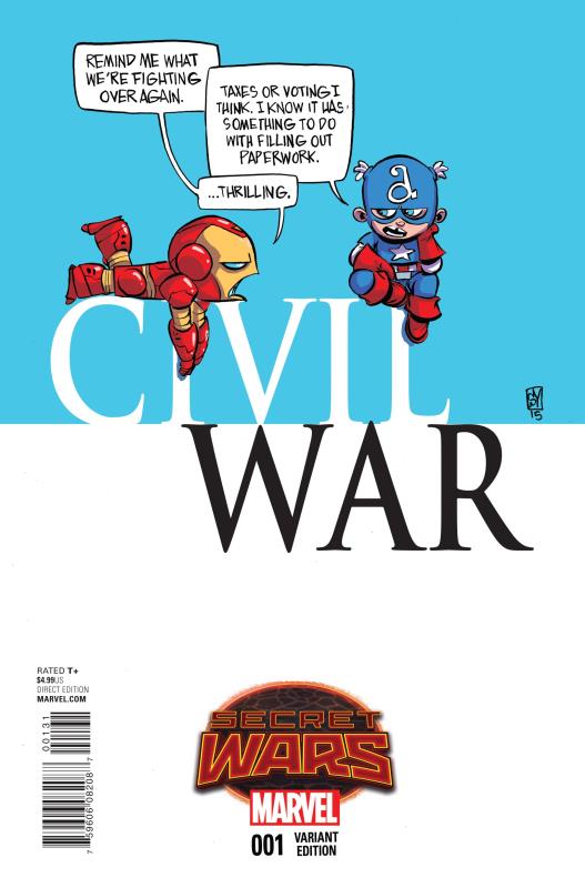 CIVIL WAR #1 YOUNG VARIANT