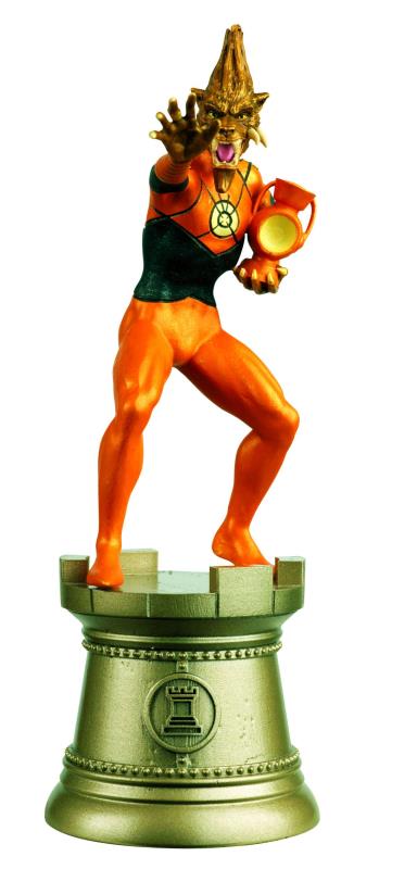 DC SUPERHERO CHESS FIG COLL MAG #89 LARFLEEZE BLACK ROOK