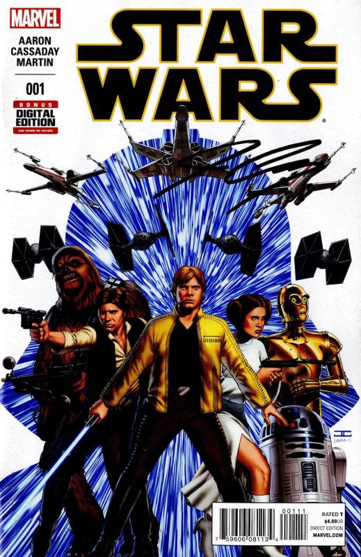 DF STAR WARS #1 CASSADAY SIGNED VARIANT