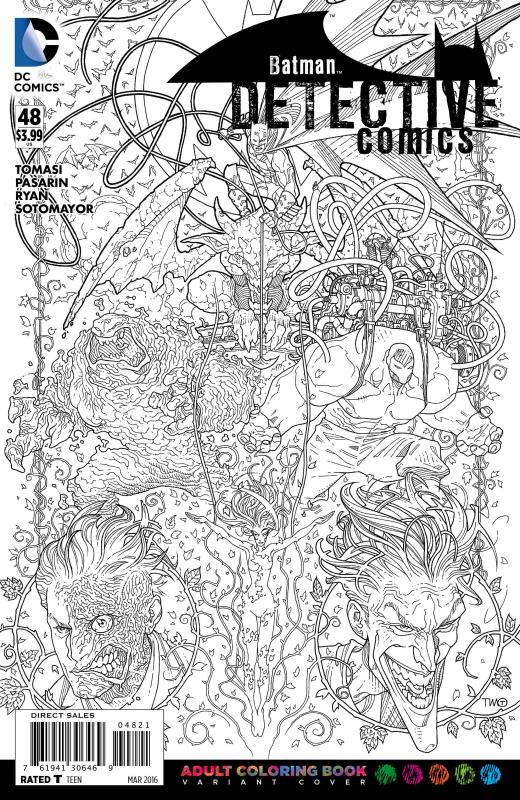 DETECTIVE COMICS #48 ADULT COLORING BOOK VARIANT ED