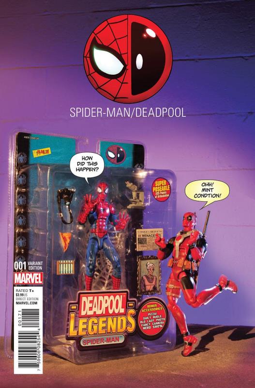 SPIDER-MAN DEADPOOL #1 ACTION FIGURE PHOTO VARIANT