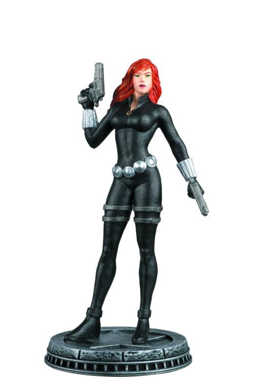 MARVEL CHESS FIG COLL MAG #25 BLACK WIDOW WHITE PAWN