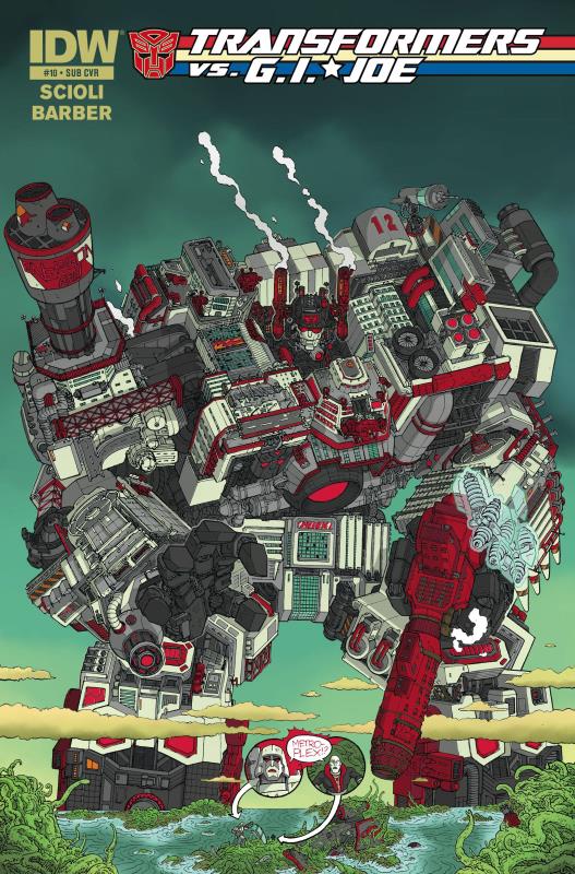 TRANSFORMERS VS GI JOE #10 SUBSCRIPTION VARIANT