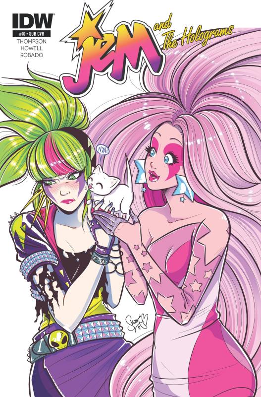 JEM & THE HOLOGRAMS #10 SUBSCRIPTION VARIANT