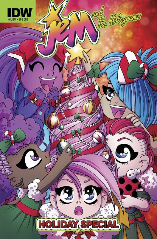 JEM & THE HOLOGRAMS HOLIDAY SPECIAL SUBSCRIPTION VARIANT