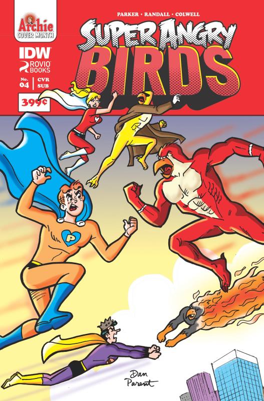 ANGRY BIRDS SUPER ANGRY BIRDS #4 (OF 4) ARCHIE 75TH ANNV VARIANT