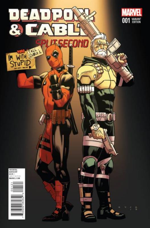 DEADPOOL AND CABLE SPLIT SECOND #1 (OF 3) ANKA VARIANT