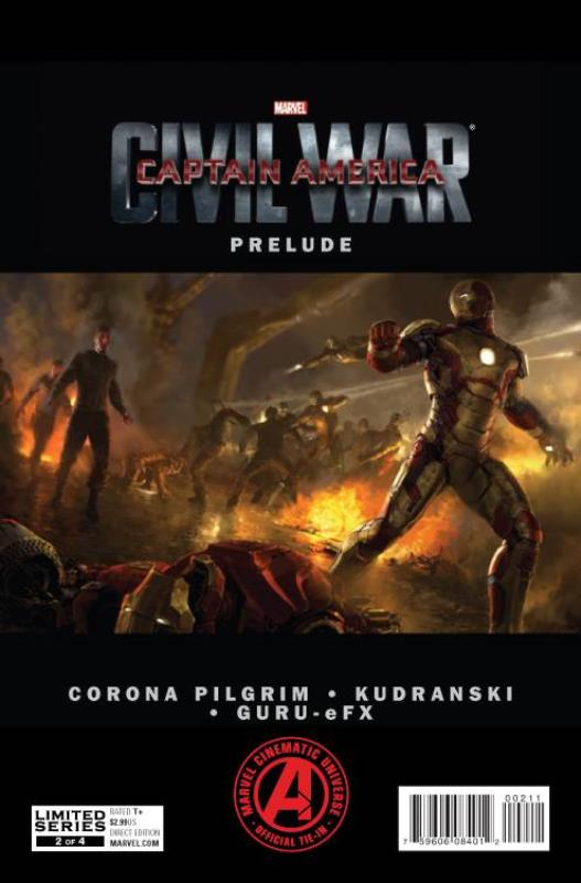 MARVELS CAPTAIN AMERICA CIVIL WAR PRELUDE #2 (OF 4)