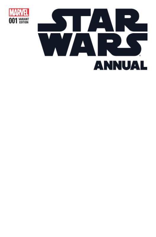 STAR WARS ANNUAL #1 BLANK VARIANT