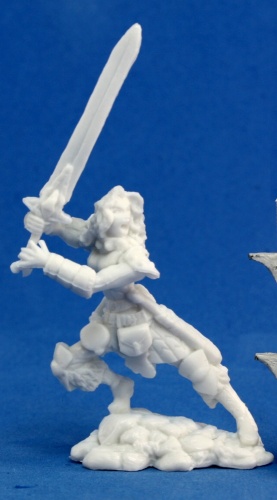 BONES MINIATURES DEENAH, FEMALE BARBARIAN