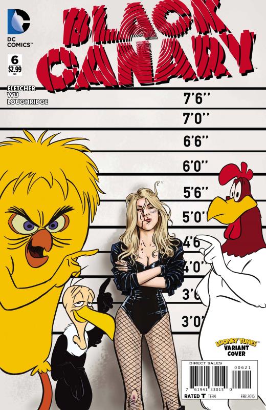 BLACK CANARY #6 LOONEY TUNES VARIANT ED