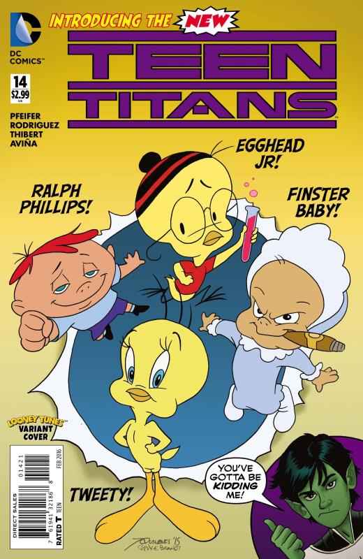 TEEN TITANS #14 LOONEY TUNES VARIANT ED