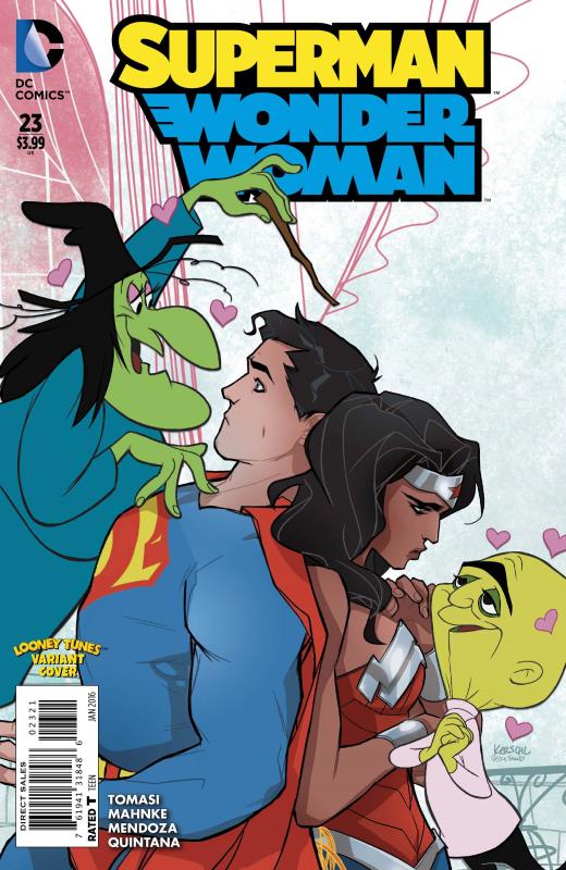 SUPERMAN WONDER WOMAN #23 LOONEY TUNES VARIANT ED