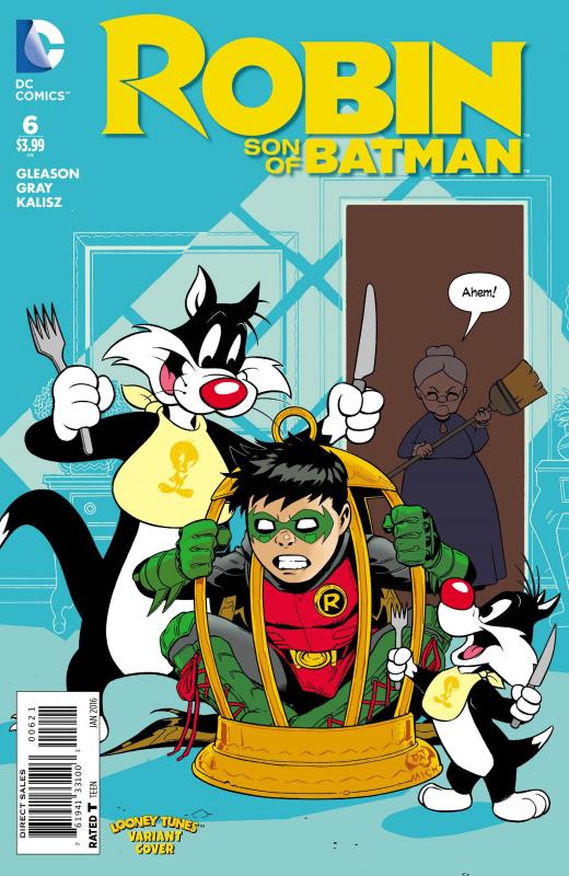 ROBIN SON OF BATMAN #6 LOONEY TUNES VARIANT ED