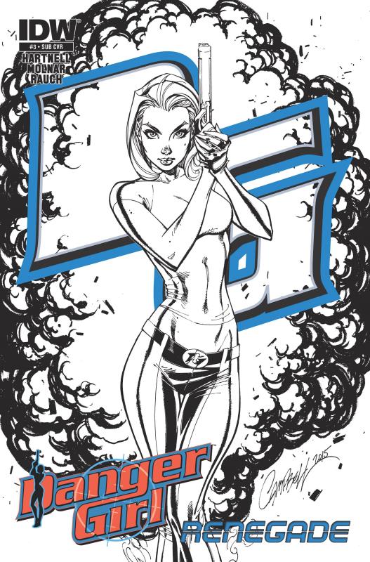 DANGER GIRL RENEGADE #3 (OF 4) SUBSCRIPTION VARIANT