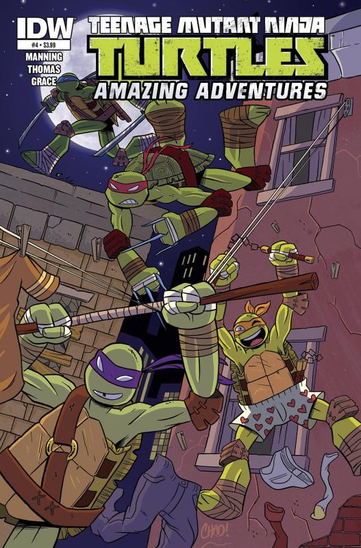 TMNT AMAZING ADVENTURES #4 SUBSCRIPTION VARIANT