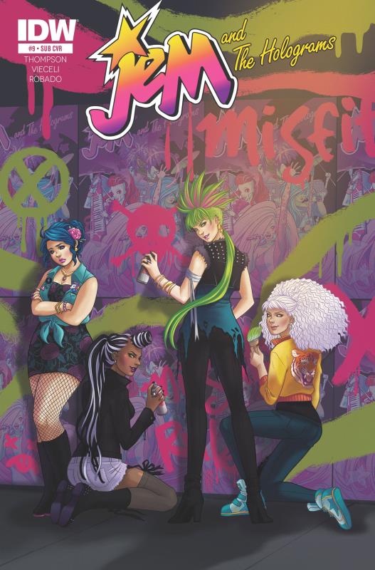 JEM & THE HOLOGRAMS #9 SUBSCRIPTION VARIANT