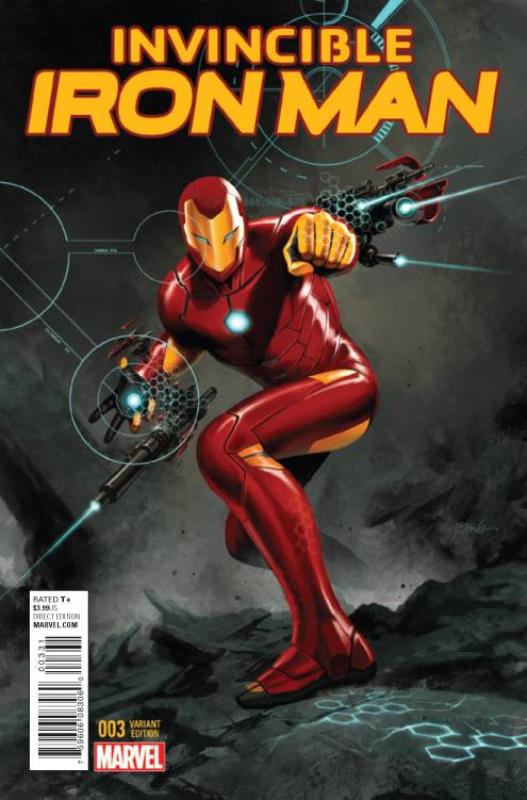 INVINCIBLE IRON MAN #3 EPTING VARIANT