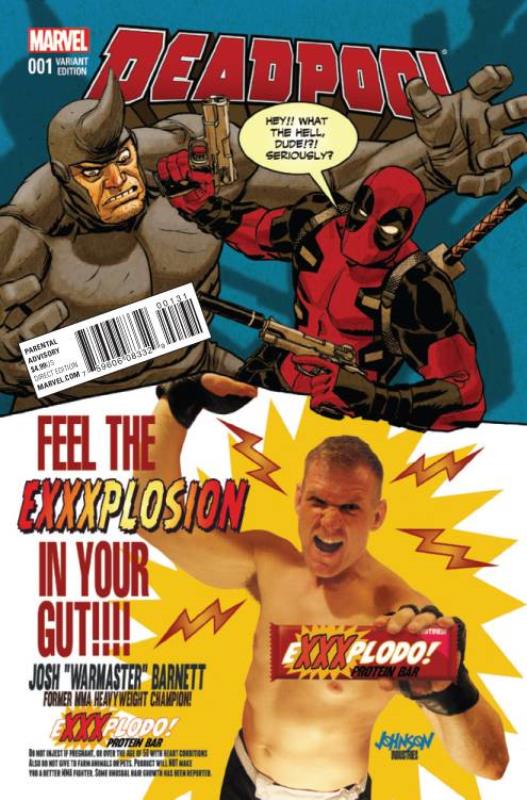 DEADPOOL #1 JOHNSON CANDY VARIANT