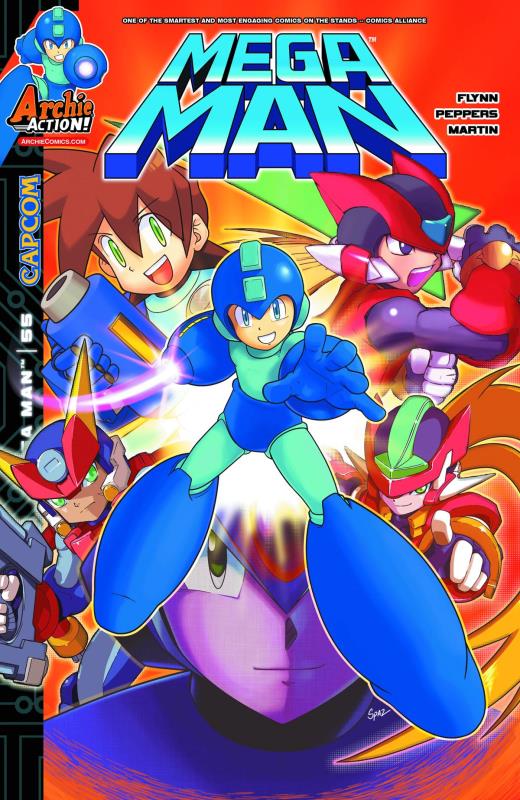 MEGA MAN #55 REG CVR A SPAZ