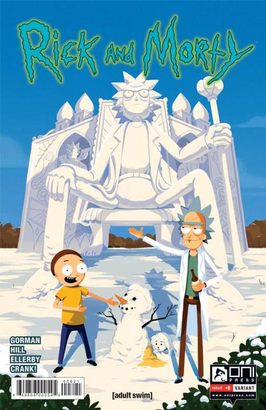 RICK & MORTY #8 INCV VARIANT BLETSIS