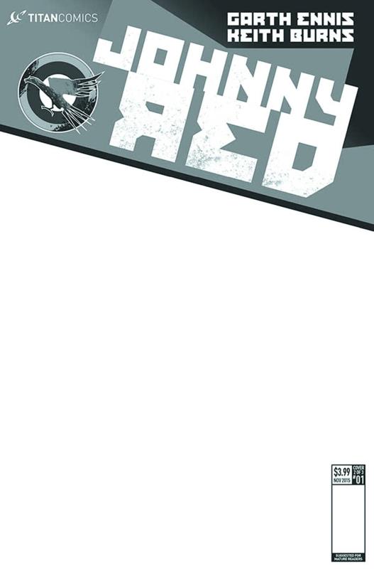 JOHNNY RED #1 (OF 8) BLANK SKETCH CVR (MR)