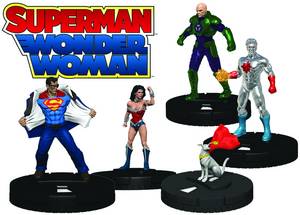 DC HEROCLIX SUPERMAN WONDER WOMAN BOOSTER