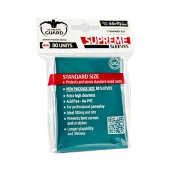 ULTIMATE GUARD SUPREME SLEEVES PETROL STANDARD SIZE