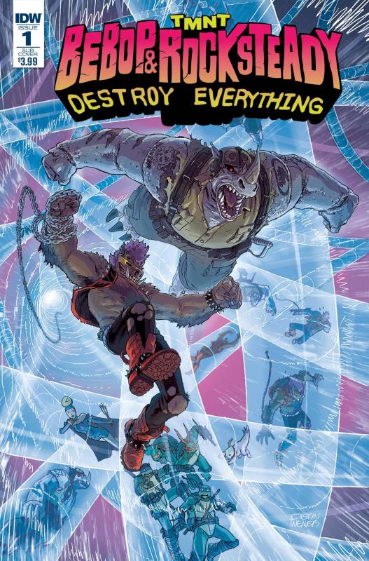 TMNT BEBOP & ROCKSTEADY DESTROY EVERYTHING #1 SUB VARIANT