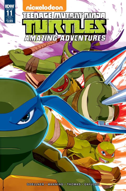 TMNT AMAZING ADVENTURES #11 SUBSCRIPTION VARIANT