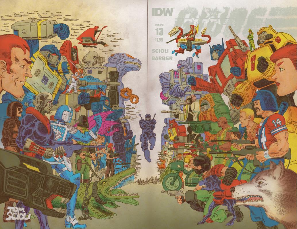 TRANSFORMERS VS GI JOE #13 SUBSCRIPTION VARIANT