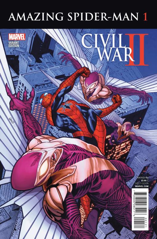 CIVIL WAR II AMAZING SPIDER-MAN #1 (OF 4) LAND VARIANT