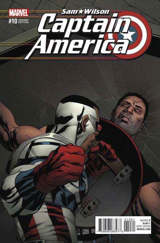 CAPTAIN AMERICA SAM WILSON #10 CW REENACTMENT VARIANT ASO