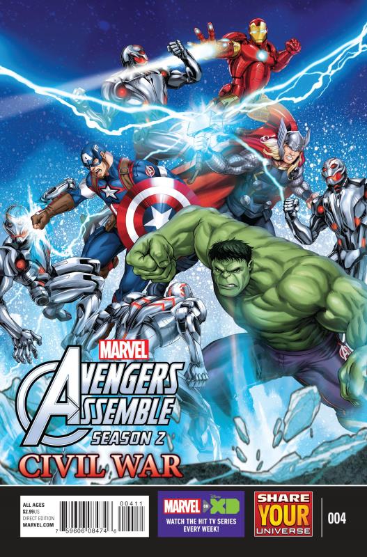 MARVEL UNIVERSE AVENGERS ASSEMBLE CIVIL WAR #4