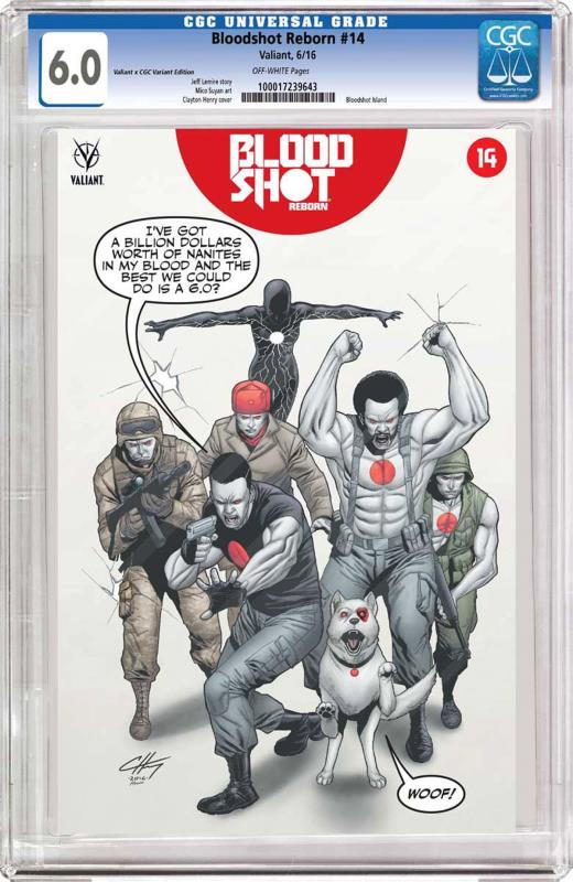 BLOODSHOT REBORN #14 CVR E CGC REPLICA HENRY (NEW ARC)