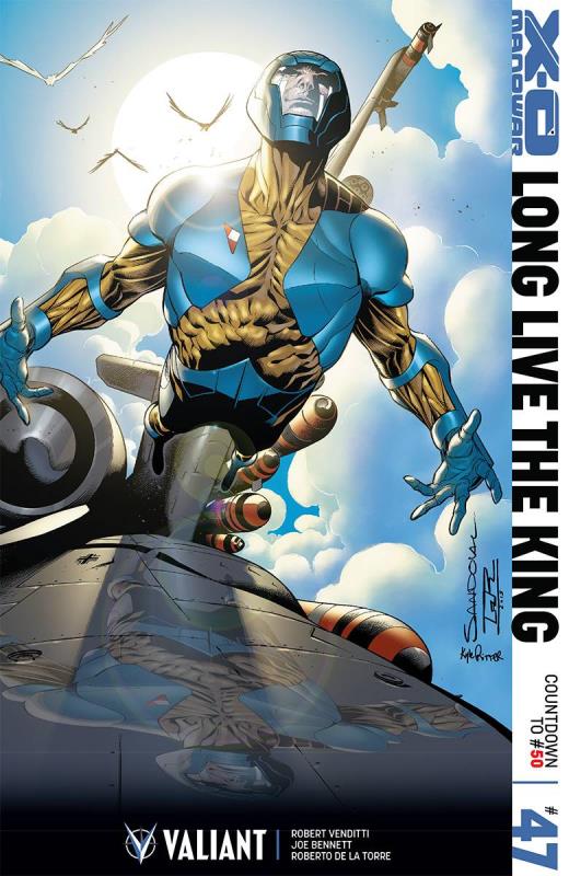 X-O MANOWAR #47 CVR E 1:10 SANDOVAL VARIANT