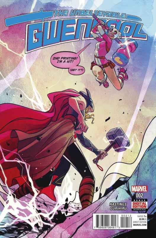 GWENPOOL #2 LEE 2ND PTG VARIANT