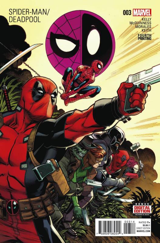 SPIDER-MAN DEADPOOL #3 MCGUINNESS 4TH PTG VARIANT