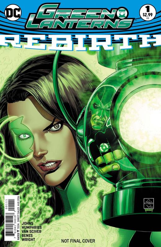 GREEN LANTERNS REBIRTH #1 2ND PTG