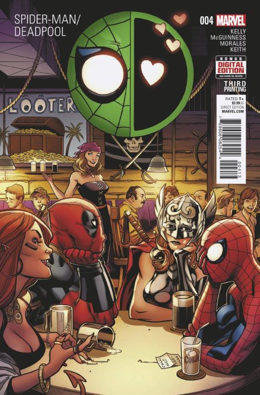 SPIDER-MAN DEADPOOL #4 MCGUINNESS 3RD PTG VARIANT