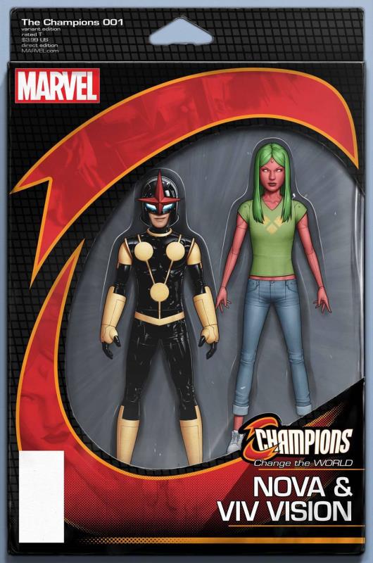 CHAMPIONS #1 CHRISTOPHER NOW ACTION FIGURE VARIANT