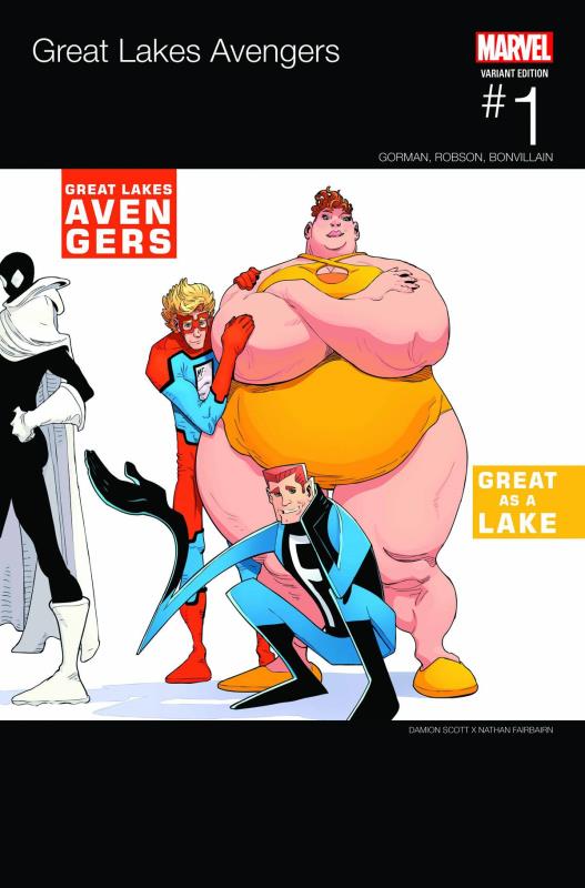 GREAT LAKES AVENGERS #1 HIP HOP VARIANT