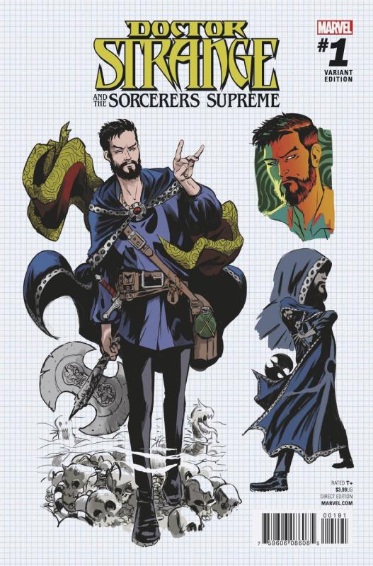 DOCTOR STRANGE SORCERERS SUPREME #1 1:15 RODRIGUEZ DESIGN VARIANT