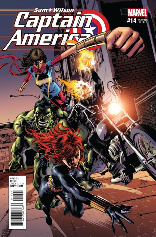 CAPTAIN AMERICA SAM WILSON #14 DEODATO CHAMPIONS VARIANT