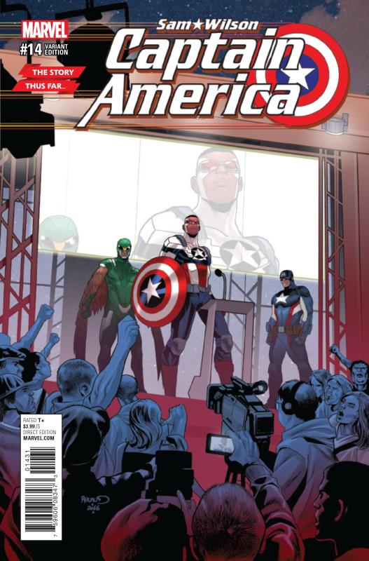 CAPTAIN AMERICA SAM WILSON #14 STORY THUS FAR VARIANT