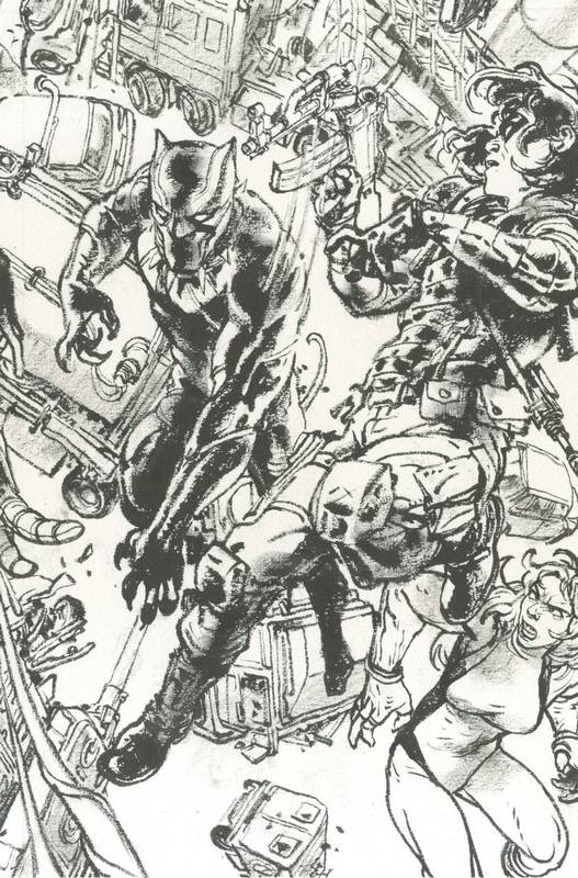 CIVIL WAR II #7 (OF 7) GI B&W VIRGIN CONNECTING H VARIANT