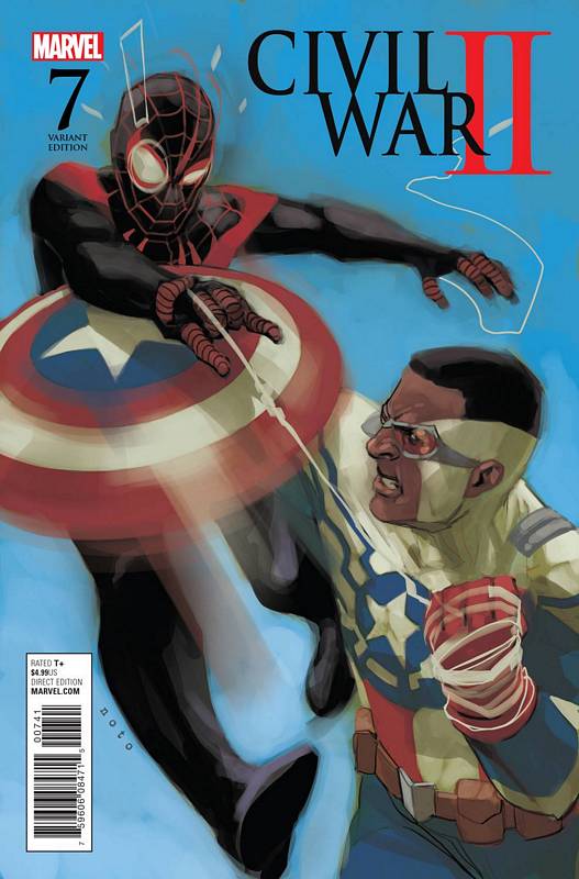 CIVIL WAR II #7 (OF 7) 1:10 NOTO MILES VS SAM VARIANT