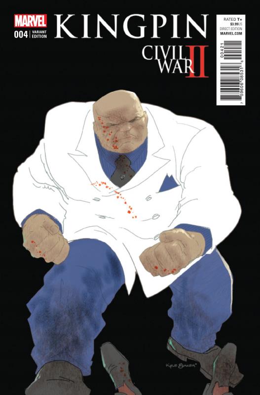 CIVIL WAR II KINGPIN #4 (OF 4) BAKER VARIANT