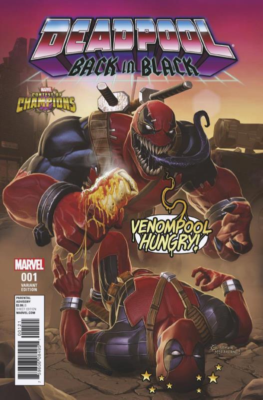 DEADPOOL BACK IN BLACK #1 (OF 5) 1:10 CONTEST OF CHAMPIONS GAME VARIANT