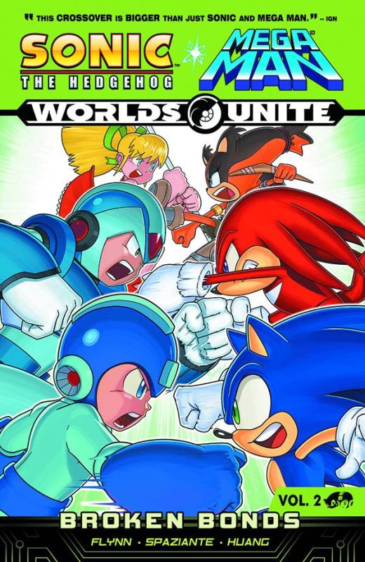 SONIC MEGA MAN WORLDS UNITE TP 02 BROKEN BONDS